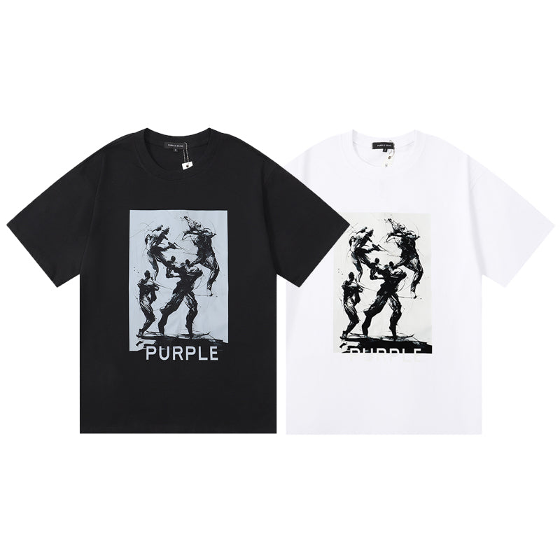 PURPLE  fashion T-shirt