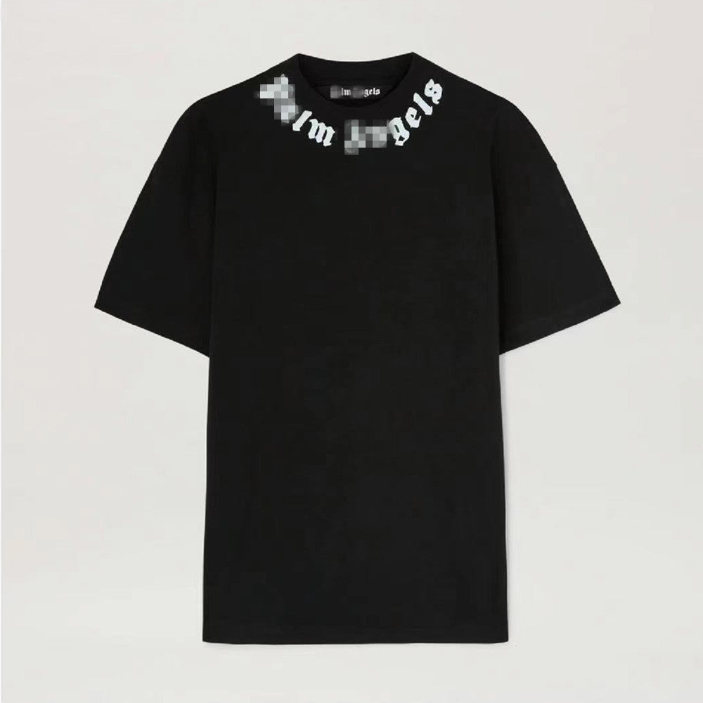 Palm Angels T-shirt Scarf Print Short Sleeve T-shirt